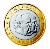 Moneta Monaco - 1 Euro 2002 - UNC