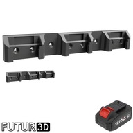 Uchwyt potrójny na akumulator YATO 18V LI-ION z blokadą