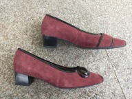 VA MILANO nr 40/6,5UK eleganckie czółenka skóra