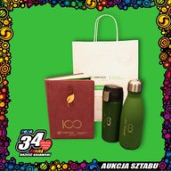 ZESTAW BUTELKA I KUBEK TERMICZNY, KALENDARZ OD KDBS ODDZIAŁ BRZEŚĆ KUJAWSKI