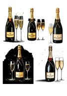 WYDRUK CUKROWY NA TORT JADALNY szampan moet