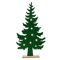 CHOINKA NA PNIU Z DIODOWYM OŚWIETLENIEM LED DEKORACJA ŚWIĄTECZNA 41 CM