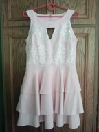 Wizytowa damska sukienka z koronką roz 40