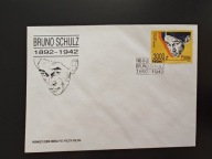 100 rocznica urodzin Bruno Schulza - FDC ze znaczkiem Fi 3252