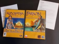 FARAON + Kleopatra PC polskie wersje UNIKATOWA Gra komputerowa z dodatkiem
