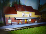 Dworzec BECKINGEN w skali H0