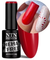 LAKIER HYBRYDOWY NTN PREMIUM NASYCONA CZERWIEŃ HEMA/Di-HEMA Free 5g UV LED