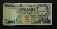 Polska - banknot - 200 Złotych 1988 rok - Seria EP