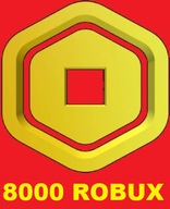 ROBLOX ROBUX 8000 SZTUK 8000RS 8K ROBUXÓW ROBUXY GAMEPASS