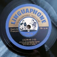 Płyty gramofonowe do j. francuskiego firmy Linguaphone "Cours de Français"