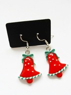 Nowe śliczne kolczyki świąteczne święta rękodzieło dzwonki