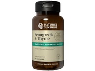 NATURES SUNSHINE- FENUGREEK & THYME-układ oddechowy,trawienie