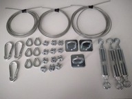 Zestaw montażowy do żagli żagla potrójny linka