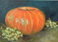 Dynia" obraz olejny na płótnie 30x40cm , oryginał Garncarek Al,,,
