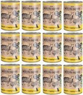 ZESTAW Wiejska Zagroda MOKRA karma dla psów INDYK z JAGNIĘCINĄ 12x 400g