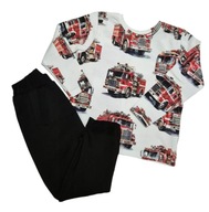 Zestaw / Komplet dla Chłopca Bluzka z Długim Rękawem Spodnie Slim 122 7 lat