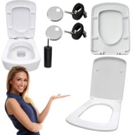 DESKA SEDESOWA WC WOLNOOPADAJĄCA DUROPLASTOWA ESTIVA PN ANTYBAKTERYJNA