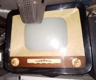 Stary telewizor Neptun A zabytek PRL retro 1963r