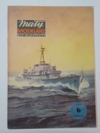 Okręt wojenny klasy trałowiec skala: 1:100 Mały Modelarz numer 6/1979