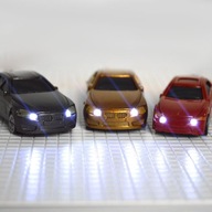 H0 auta samochody na makietę dioramę z oświetleniem led skala 1:87