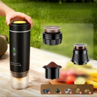 PRZENOŚNY EKSPRES DO KAWY TURYSTYCZNY BEZPRZEWODOWY DO BIURA KEMPINGU