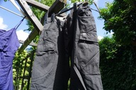 spodnie w paski, rozmiar 36