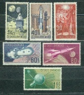 CZECHOSŁOWACJA** Podbój kosmosu Mi 1329-34