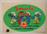 SMERFY PCK HONOROWY DAWCA KRWI Smurfy Bierzmy z nich przykład - NAKLEJKA