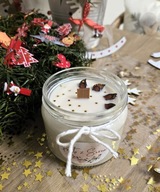 MUFFIN CZEKOLADOWY zapachowa świeca *Prosto z Serca* drewniany knot 330ml