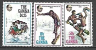 GAMBIA Zawody - Rocznica Odzyskania Niepodległości 1978** M 368-70 (756