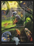 Gwinea 2012 ** cena 6,90 zł kat.15,00€ - papugi