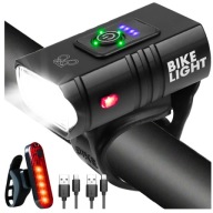 Lampka rowerowa przednia i tylna Estipro USB akumulatorowa 6 trybów