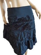 Pureheart spódnica jedwabna z aplikacjami 36