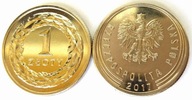 2017 r 1 zł złoty MW * MENNICZE