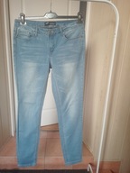 arizona 40 42 spodnie dżins rurki proste ze średnim stanem