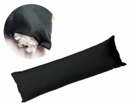 Duża poduszka z regulacją 180x60 dakimakura 60x180 czarna długa poducha REM