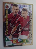 Karta panini autograf Wisła Kraków sezon 17/18 Podwójne Kłopoty Carlitos