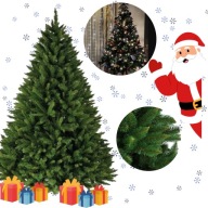 CHOINKA SZTUCZNA JAK ŻYWA 220 CM GĘSTA ZE STOJAKIEM ŚWIERK KAUKASKI PREMIUM