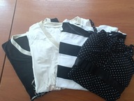 letnie bluzki damskie - zestaw 4 sztuki, rozm.L/XL