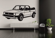 Naklejka ścienna 110CM Golf MK1 Cabrio cabriolet