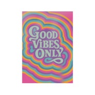 Plakat „Good Vibes Only” – Optymistyczny Plakat Retro