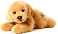 PLUSZOWY PIES GOLDEN RETRIEVER SZCZENIAK LEŻĄCY 24 CM MASKOTKA PRZYTULANKA