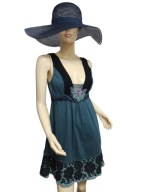 FREE PEOPLE sukienka boho koronka haft 36
