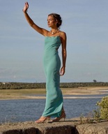 LADY PIPA - ZIELONA SUKIENKA MAXI