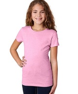 Różowa Koszulka T-shirt Dziecięcy Fruit of the Loom - 5-6 LAT 116 cm