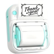 Mini drukarka termiczna etykiet samoprzylepnych aplikacja Bluetooth