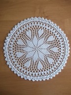 SERWETA SERWETKA SZYDEŁKOWA Z KORDONKA /RĘKODZIEŁO ROBÓTKI RĘCZNE SZYDEŁKO