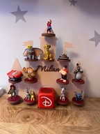 Stojak, ekspozytor na audiobajki Disney, unikatowy z DOWOLNE IMIE