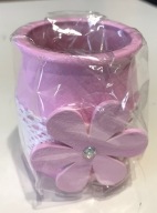 Handmade ozdobna osłonka na podgrzewacz świeczka dekoracja domu rękodzieło