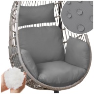 PODUSZKA NA HUŚTAWKĘ OGRODOWĄ FOTEL KOKON OGRODOWA WODOODPORNA + ZAGŁÓWEK